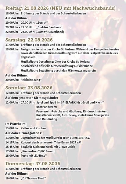 Unser Programm 2026